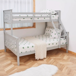 NAVIDA TRIPLE SLEEPER BUNK BED-Navida Triple Sleeper Grey