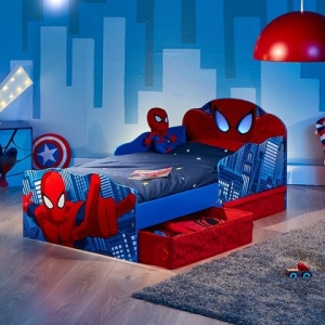  Spiderman Toddler Bed Light Up Eyes   